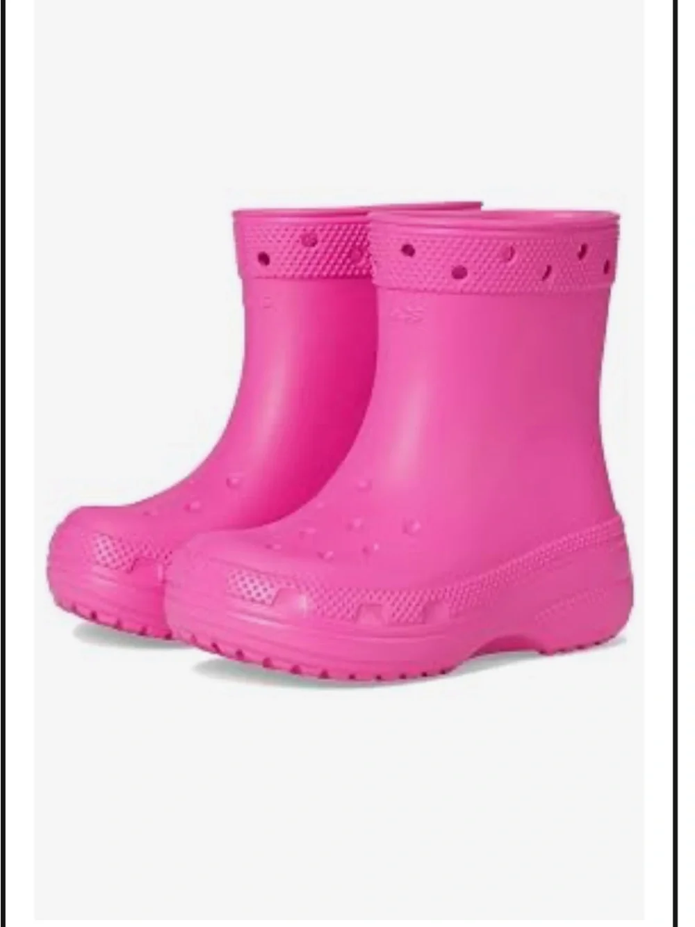 CROCS Classic Pink Rain Boots